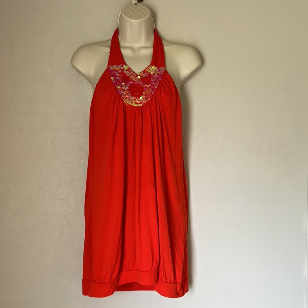 MISSES ME | HALTER TOP | SMALL | ORANGE